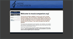 Desktop Screenshot of musiccompanion.org