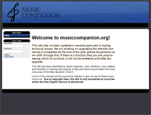Tablet Screenshot of musiccompanion.org